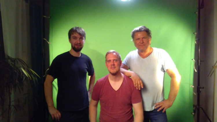 Das Videoteam: Felix Brückner, Matthias Belgard, Gerd Böttcher